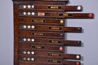 Victorian John Taylor & Sons Oak Billiard Scoreboard (5 of 5) Victorian John Taylor & Sons Oak Billiard Scoreboard (5 of 5)