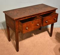 George III Elm Wood Server Two Drawers (8 of 8) George III Elm Wood Server Two Drawers (8 of 8)