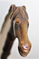Finely Carved Horn Walking Stick of a Horses Head (3 of 7) Finely Carved Horn Walking Stick of a Horses Head (3 of 7)