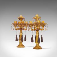 Pair of Antique Candelabra, English, Glass, Candle Stand, Victorian c.1890 (5 of 12) Pair of Antique Candelabra, English, Glass, Candle Stand, Victorian c.1890 (5 of 12)