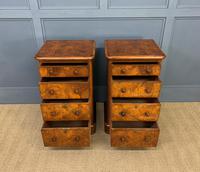 Pair of Burr Walnut Bedside Chest by Heal and Son (9 of 16) Pair of Burr Walnut Bedside Chest by Heal and Son (9 of 16)