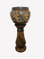 Fantastic Original Antique Victorian Royal Doulton Jardinière on Stand (4 of 4) Fantastic Original Antique Victorian Royal Doulton Jardinière on Stand (4 of 4)