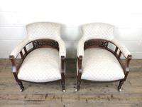 Pair of Victorian Mahogany Tub Chairs (3 of 17) Pair of Victorian Mahogany Tub Chairs (3 of 17)