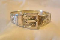 Vintage Silver Buckle Bangle 1977 Ornate Silver Bracelet 7" Length 34.9 Grams (2 of 12) Vintage Silver Buckle Bangle 1977 Ornate Silver Bracelet 7" Length 34.9 Grams (2 of 12)