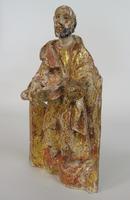 Rare Antique Carved Gilt & Polychrome Figure Saint Paul 17th Century (3 of 10) Rare Antique Carved Gilt & Polychrome Figure Saint Paul 17th Century (3 of 10)