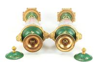 Large Pair of French Porcelain Vases with Gilt Bronze Mounts (2 of 5) Large Pair of French Porcelain Vases with Gilt Bronze Mounts (2 of 5)