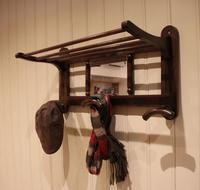 Mirrored Beechwood Wall Rack