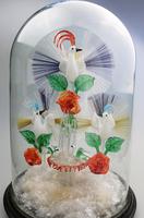 A Rare & Fine Stourbridge Type Glass Bird Fountain Frigger Under Dome C.19thc (3 of 9) A Rare & Fine Stourbridge Type Glass Bird Fountain Frigger Under Dome C.19thc (3 of 9)