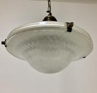 Original Holophane Flying Saucer Glass Pendant Light (6 of 11) Original Holophane Flying Saucer Glass Pendant Light (6 of 11)