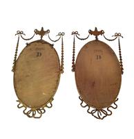 Rare Pair of 19th Century Oval Giltwood Mirrors in the Manner of Adams (4 of 4) Rare Pair of 19th Century Oval Giltwood Mirrors in the Manner of Adams (4 of 4)