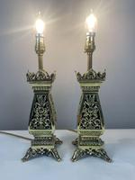 Pair Of Victorian Pierced Brass Table Lamps; Rewired And Pat Tested (4 of 10) Pair Of Victorian Pierced Brass Table Lamps; Rewired And Pat Tested (4 of 10)