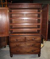 1890's Quality Mahogany Linen Press with Slides (3 of 5) 1890's Quality Mahogany Linen Press with Slides (3 of 5)