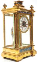 Antique French Table Regulator with Compensating Pendulum 8 Day 4 Glass Mantel Clock (6 of 12) Antique French Table Regulator with Compensating Pendulum 8 Day 4 Glass Mantel Clock (6 of 12)