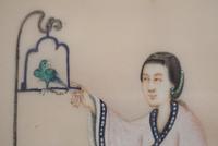 Set of Three Antique Chinese Pith Paper Paintings (5 of 10) Set of Three Antique Chinese Pith Paper Paintings (5 of 10)