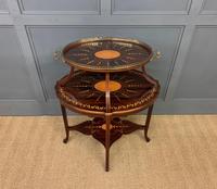 Edwardian Inlaid Mahogany Tray Top Etagere (12 of 19) Edwardian Inlaid Mahogany Tray Top Etagere (12 of 19)