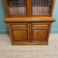 Quality Victorian Walnut Antique Glazed Bookcase on Cupboard (6 of 6) Quality Victorian Walnut Antique Glazed Bookcase on Cupboard (6 of 6)