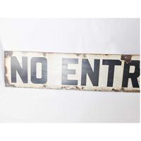 Antique Enamel No Entry Sign (3 of 6) Antique Enamel No Entry Sign (3 of 6)
