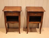 Pair Of French Oak Bedside Cabinets