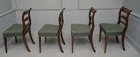 Set of Four Regency Mahogany & Brass Inlaid Dining Chairs (5 of 10) Set of Four Regency Mahogany & Brass Inlaid Dining Chairs (5 of 10)