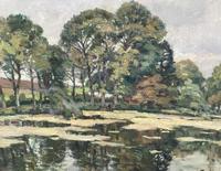 Oil on canvas of a country landscape, Signed: A. Dillon (4 of 4) Oil on canvas of a country landscape, Signed: A. Dillon (4 of 4)