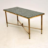 Vintage Brass & Marble Coffee Table (3 of 9) Vintage Brass & Marble Coffee Table (3 of 9)