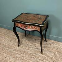 Small 19th Century Antique Boulle Work Table (6 of 9) Small 19th Century Antique Boulle Work Table (6 of 9)