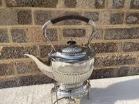 Edwardian Silver Plated Spirit Kettle (4 of 4) Edwardian Silver Plated Spirit Kettle (4 of 4)