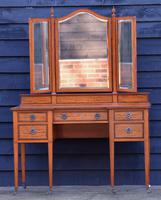 Superb Quality Edwardian Satinwood Dressing Table with Mirrors c.1901 (2 of 14) Superb Quality Edwardian Satinwood Dressing Table with Mirrors c.1901 (2 of 14)