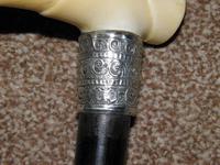 Antique Derby Handled Walking Stick With Hallmarked 1899 Silver Collar W.N (10 of 12) Antique Derby Handled Walking Stick With Hallmarked 1899 Silver Collar W.N (10 of 12)