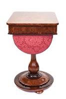 Fine Early Victorian Burr Walnut Work Table (6 of 10) Fine Early Victorian Burr Walnut Work Table (6 of 10)