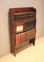 Rustic Deal Wood Open Bookcase