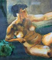 20th Century British School Reclining Nude Female Portrait - Watercolour & Body Wash (7 of 12) 20th Century British School Reclining Nude Female Portrait - Watercolour & Body Wash (7 of 12)