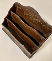 Antique Leather Desktop Letter Rack (3 of 11) Antique Leather Desktop Letter Rack (3 of 11)