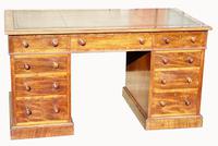 Superb Quality Victorian Mahogany Pedestal Desk (4 of 7) Superb Quality Victorian Mahogany Pedestal Desk (4 of 7)