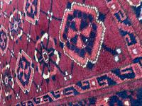 Antique Afghan Beshir Carpet (10 of 11) Antique Afghan Beshir Carpet (10 of 11)