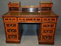Mahogany Pedestal Desk (3 of 5) Mahogany Pedestal Desk (3 of 5)