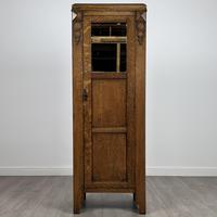 Antique 20th Century Good Quality Small Oak Wardrobe