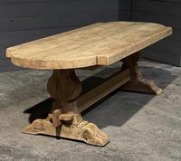 Large Rustic French Bleached Oak Farmhouse Dining Table (14 of 40) Large Rustic French Bleached Oak Farmhouse Dining Table (14 of 40)