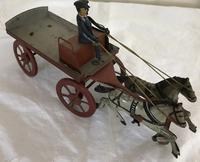 Early 20th Century Tinplate Horse-drawn Police Wagon