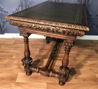 Victorian Carved Oak Library Table (5 of 25) Victorian Carved Oak Library Table (5 of 25)