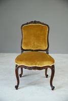 Upholstered Rosewood Occasional Chair (3 of 6) Upholstered Rosewood Occasional Chair (3 of 6)