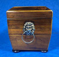Regency Rosewood Twin Section Tea Caddy (4 of 12) Regency Rosewood Twin Section Tea Caddy (4 of 12)