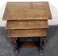 Oak Nest of Three Graduated Tables by GT Rackstraw Furniture (4 of 9) Oak Nest of Three Graduated Tables by GT Rackstraw Furniture (4 of 9)