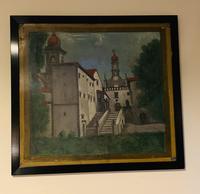 Spanish Moorish Churchyard / Monastery Scene on Tin Plate (4 of 9) Spanish Moorish Churchyard / Monastery Scene on Tin Plate (4 of 9)