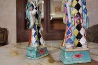 Charming Near Pair of 18th Century Chinese Export Immortals - Harlequin (6 of 11) Charming Near Pair of 18th Century Chinese Export Immortals - Harlequin (6 of 11)