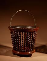 Beautiful Mahogany Tea Stove Bucket / Peat Bucket Jardinière (9 of 11) Beautiful Mahogany Tea Stove Bucket / Peat Bucket Jardinière (9 of 11)