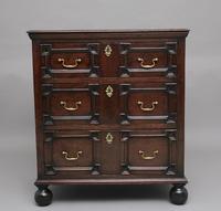 Mid 18th Century oak moulded front chest of drawers (8 of 10) Mid 18th Century oak moulded front chest of drawers (8 of 10)