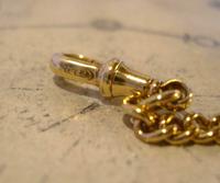 Antique Pocket Watch Chain 1890s Victorian Large 14ct Gold Filled Albert With T Bar (11 of 12) Antique Pocket Watch Chain 1890s Victorian Large 14ct Gold Filled Albert With T Bar (11 of 12)
