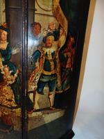 Dutch Decorated Bow Fronted Hanging Corner Cabinet (6 of 7) Dutch Decorated Bow Fronted Hanging Corner Cabinet (6 of 7)