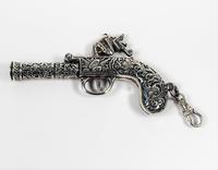 Rare Art Deco Sterling Silver Chatelaine Scroll Pattern Flint Pistol Whistle (4 of 9) Rare Art Deco Sterling Silver Chatelaine Scroll Pattern Flint Pistol Whistle (4 of 9)